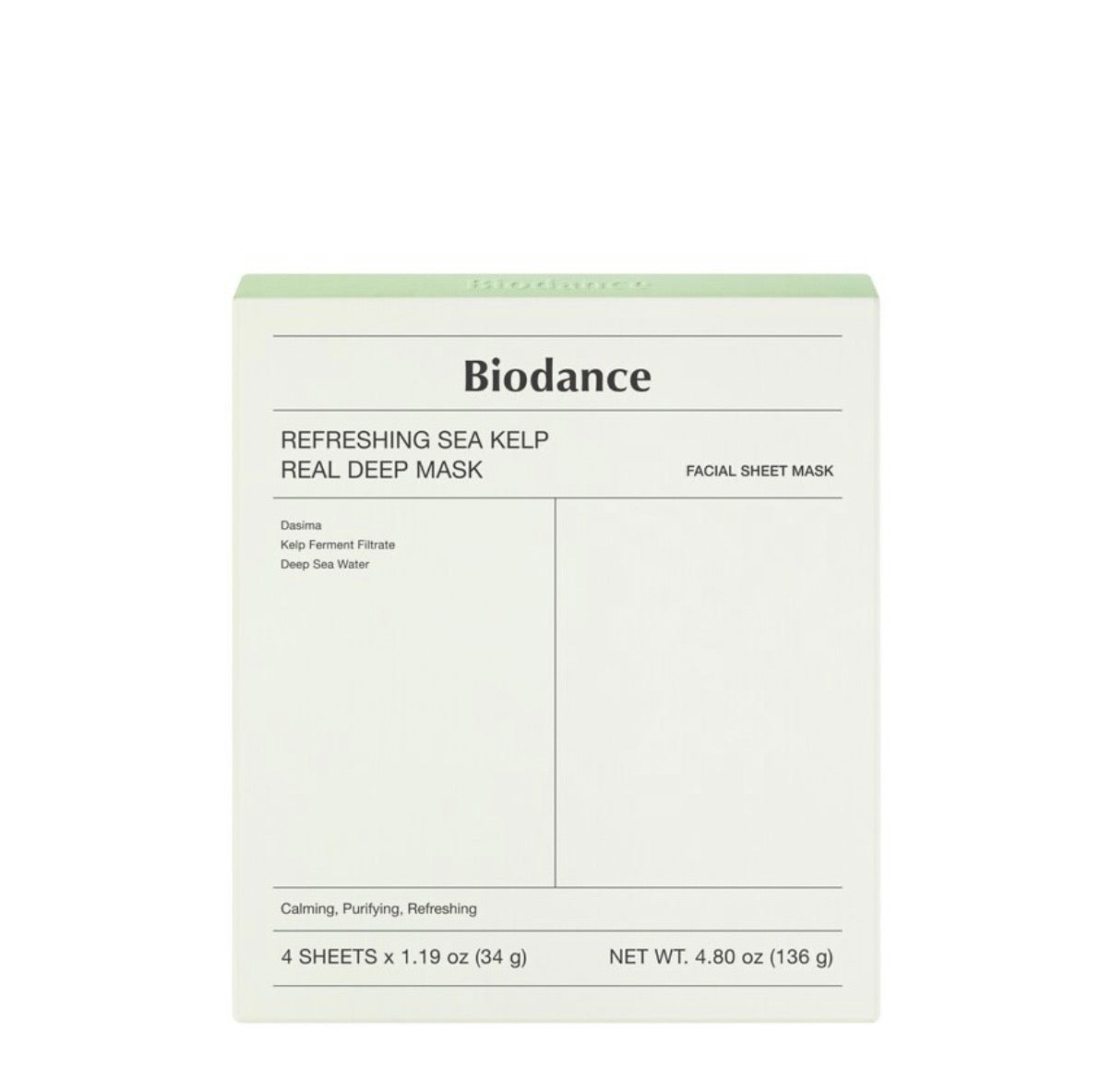 BIODANCE Bio -Real Deep Mask - Masque hydratant et raffermissant